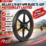 Billas 2.75-18 Tl 4Pr 42P Bl012 Motosiklet Lastiği