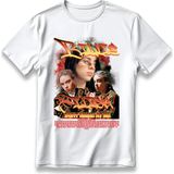 Billie Eilish Dont Smile At Me Model Baskılı Tişört %100 Pamuklu Nefes Alan Kalın Kumaşlı T-Shirt - Beyaz