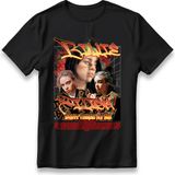 Billie Eilish Dont Smile At Me Model Baskılı Tişört %100 Pamuklu Nefes Alan Kalın Kumaşlı T-Shirt - Siyah