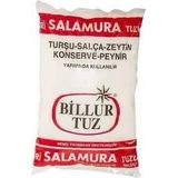 Billur Salamura Tuz, İri Taneli, 15 kg (5 x 3000 gr), Turşu ve Zeytin Yapımı için