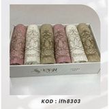 Bilmar 6 Lı Kadife Piliseli Mutfak Havlusu 30 x 50 cm Kutulu - 30 × 50 cm - Çok Renkli