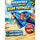 Bilmar Mikrofiber Ultra Emici Hızlı Kuruyan Kum Tutmaz Spor, Havuz, Plaj Havlusu 70 X 140 Cm X 2 Adet