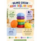 BİLMİŞ ÇOCUK Çocuk Adım Basamak Taşları Terapi Oyun seti ( 6 adet) Stepping Stone