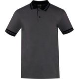 Biloba Polo Yaka T-Shirt - Şık, Nefes Alabilir, Pamuklu, Günlük ve Iş Kullanımı Için - Gri