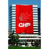 Bilsan Bayrak Chp Parti Bayrağı 400X600 cm Raşel Kumaş Bina Tipi