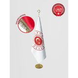 Bilsan Dışişleri Bakanlığı Makam Bayrağı - Saçaklı Gold Set