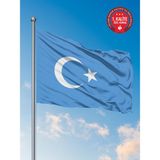 Bilsan Doğu Türkistan Ülke Bayrağı 300 x 450 cm - Raşel Kumaş