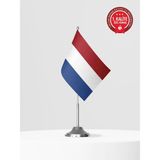 Bilsan Hollanda Tekli Masa Bayrağı Set - Saten Kumaş