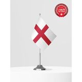 Bilsan Ingiltere Tekli Masa Bayrağı Set - Saten Kumaş