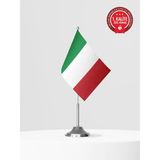 Bilsan Italya Tekli Masa Bayrağı Set - Saten Kumaş