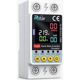 bilteknik Rstar Wifi Akıllı Kaçak Akım Rölesi – Tuya Uyumlu Aşırı Akım Koruma (RSTAR-63LW) Özellikli Çin Menşeli