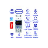 bilteknik Tomzn Kaçak Akım Koruma Rölesi ve Yüksek Voltaj ve Akım Koruyucu Röle 63A Wifi Özellikli Devrim