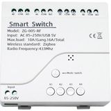 bilteknik Tuya Zigbee 4ch RF433 Akıllı Anahtar Modülü 4kanal Zigbee Röle ZG-005-RF