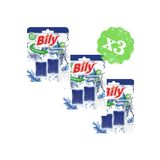 Bily 3'lü Wc Klozet Rezervuar Blok 2x50 G (MAVİ SU)