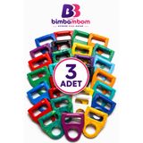 bimbambom 3 Adet, 19 Litre Kırılmaz Plastik Damacana Taşıma Aparatı / Tutacağı Damacana Sapı