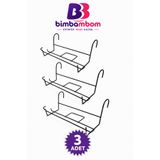 bimbambom Balkon Saksı Demiri 3 Adet (67 Cm), Saksı Teli, Saksı Askısı
