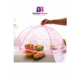 bimbambom Pembe, Gıda Koruma Şemsiyesi Yiyecek Yemek Sinek Koruyucu Tül Aparat tül şemsiye,sineklik
