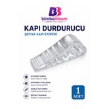 bimbambom Şeffaf Kapı Altı Stoperi Kapı Takozu Tutucu Şeffaf Silikon ,Tutucu Kapı Durdurucu