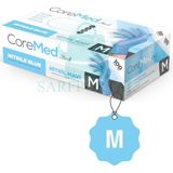 Bimel Coremed Mavi Nitril Muayene Eldiveni Pudrasız 100'LÜ Paket - Medium