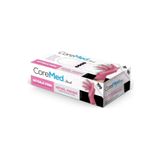 Bimel Coremed Pembe Nitril Muayene Eldiveni Pudrasız 100 Lü Paket S Beden