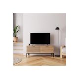Bimossa B0060 120 Cm Alya Geniş Tv Sehpası 50'' Tv Uyumlu Metal Ayaklı Modern Depolamalı Tv Ünitesi