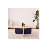 Bimossa Beca O4120 Orta Sehpa 80 cm Safir Üst - Deep