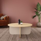 Bimossa Beca O4130 Orta Sehpa 80 cm Safir Üst - Kumtaşı