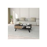 Bimossa Lisa Orta Sehpa 83 Cm Siyah/sepet O1220