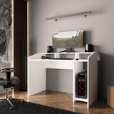 Bimossa Nova S8382 Çalışma Masası Beyaz 117 cm - 117x88x56