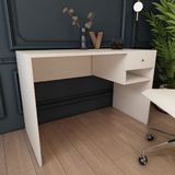Bimossa S7140 Berlin Çalışma Masası Beyaz - Y: 74 cm D: 56 cm G: 114 cm