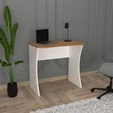 Bimossa S8020 Mila Çalışma Masası Beyaz/ceviz Meşe