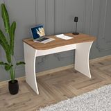 Bimossa S8120 Mila Çalışma Masası Beyaz/ceviz Meşe