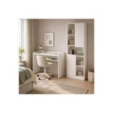 Bimossa T2140 Daffy Çalışma Masası ve Kitaplık Takımı Beyaz - Raflı Masa ve 2 Kapaklı 9 Bölmeli Kitaplık