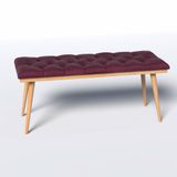 Bimossa Z2010 Arden Ahşap-Bordo Bench