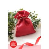 Bimotif 100 adet osmanlı ipeği kına, söz, nişan hediye kesesi, 10x15 cm Kırmızı (20m Organze Kurdele Hediye) Tek Ebat
