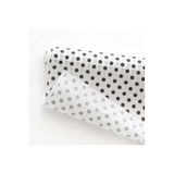 Bimotif 10lu Ambalaj, Paket Kağıdı, 70x100 cm Puantiye Desenli, Siyah-Beyaz Tek Ebat