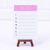 Bimotif 12x17 cm 2 Adet Tatil Listesi Lila Not Kartı