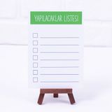 Bimotif 12x17 cm 2 Adet Yapılacaklar Listesi Yeşil Not Kartı