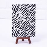 Bimotif 12x17 cm 2 Adet Zebra Desenli Not Kartı