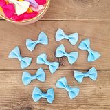 Bimotif 4 cm 20 Adet Açık Mavi Grogren Fiyonk