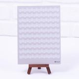Bimotif A5 2 Sayfa Dantel Motifli Gri Sticker Seti