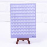 Bimotif A5 2 Sayfa Dantel Motifli Mor Sticker Seti