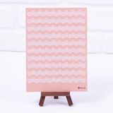 Bimotif A5 2 Sayfa Dantel Motifli Somon Sticker Seti