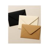 Bimotif Minik zarf seti, Davetiye Zarfı, 7x9 cm 30 adet (10 Kraft Zarf-10 Krem Zarf- 10 Siyah Zarf)
