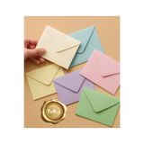 Bimotif Minik Zarf Seti, Davetiye Zarfı, 7x9 cm 30 Adet (AÇIK SARI-SU YEŞİLİ-AÇIK MAVİ-KREM-LİLA-AÇIK PEMBE)
