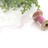 Bimotif Organze Kurdele, 20 Metre / Koyu Pembe