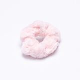 Bimotif Peluş Saç Tokası, Pembe