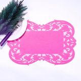 Bimotif Pembe Keçe Flower 27x44 cm Amerikan Servis
