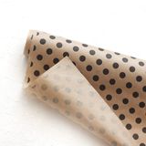 Bimotif Puantiye 70x100 cm 100 Adet Siyah Paket Kağıdı