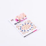 Bimotif Renkli Yapışkanlı 3d Tırnak Sticker Seti, Kelebek / 1 Adet
